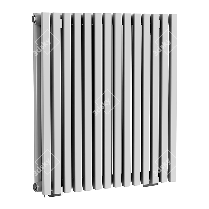 Designer Radiator Ultraheat Klon Horizontal 3D model image 3