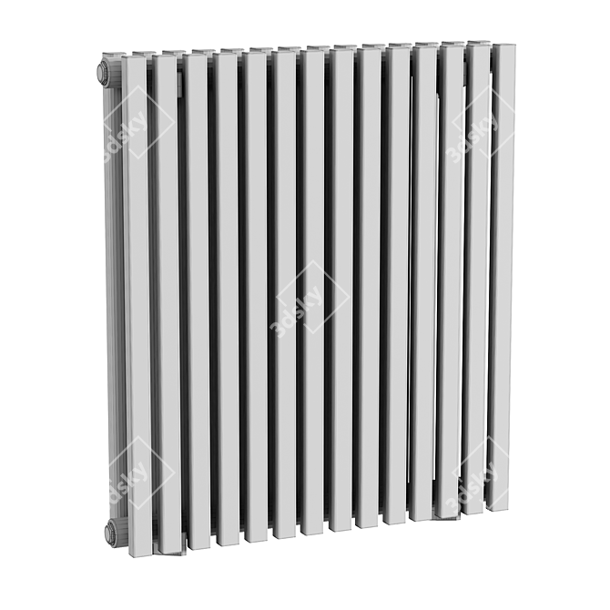 Designer Radiator Ultraheat Klon Horizontal 3D model image 4