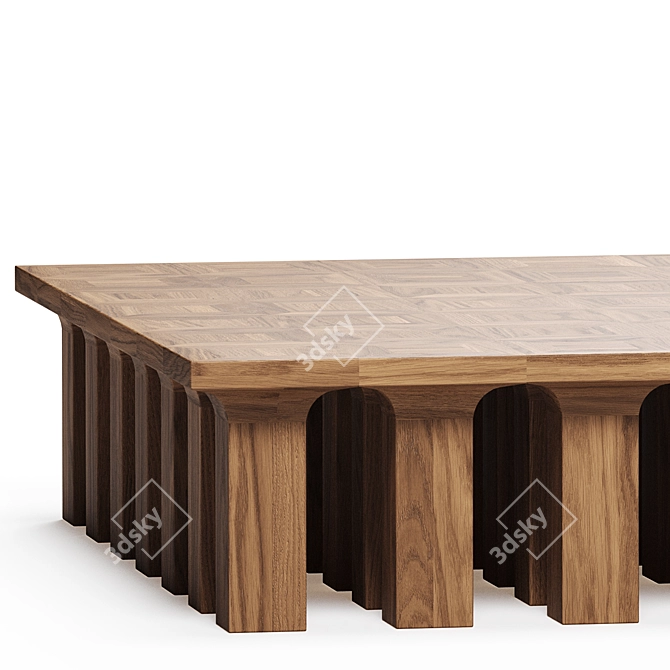Sleek Arcus Coffee Table Collection 3D model image 6