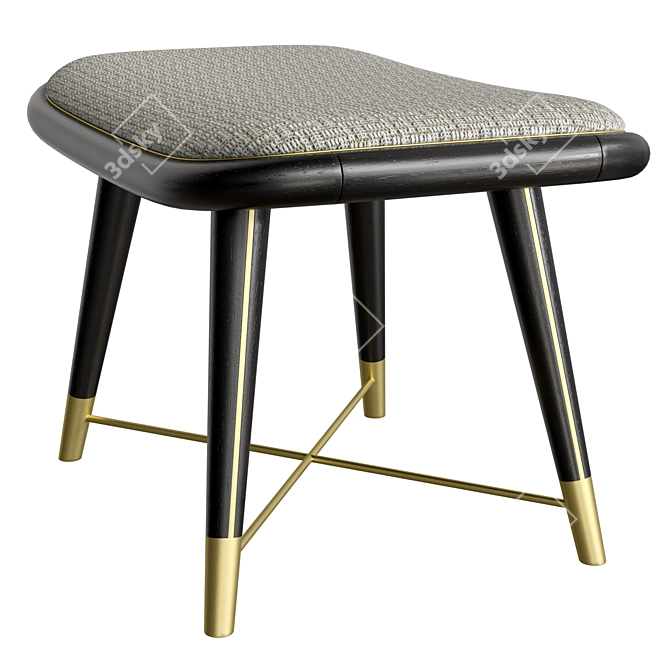 Frato Brasilia Stylish Modernist Stool 3D model image 2