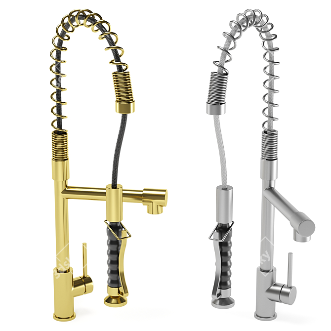 3D Modeling Files: VIGO Kitchen Faucets 3D model image 3