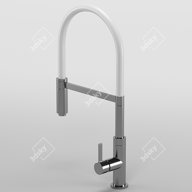 Modern Kitchen Faucet - Model Kit 3D model image 4