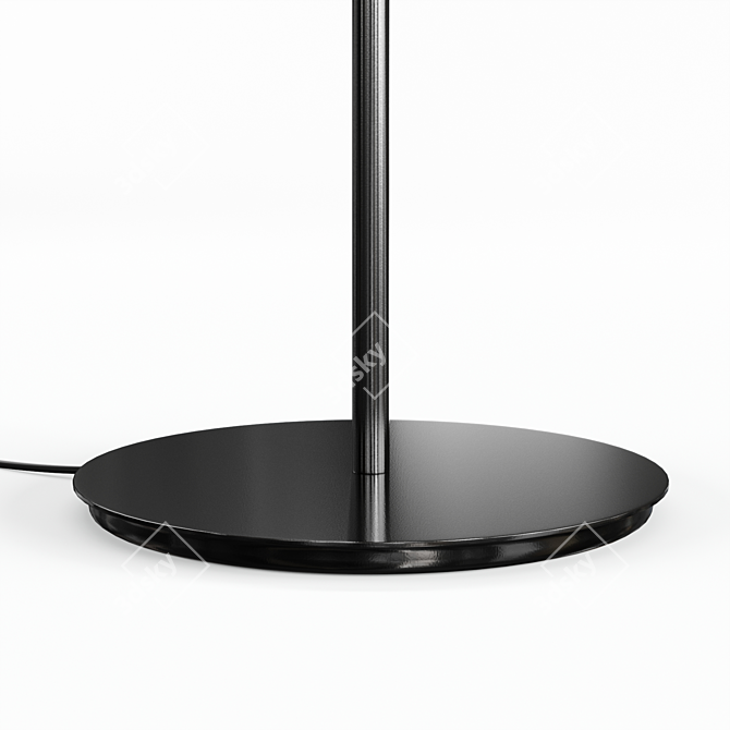 Sleek Lantern Floor Lamp adecuate 3D model image 4
