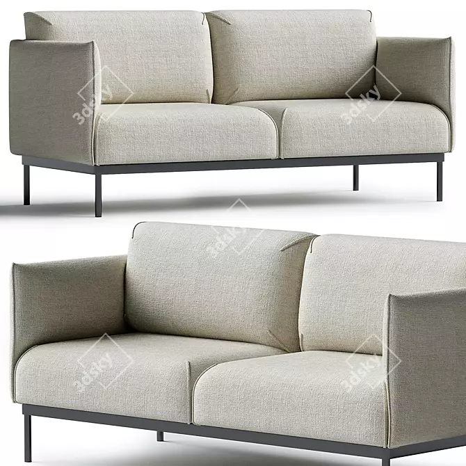 Modern IKEA Sofa 2 Model 3D model image 1