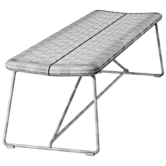 Sleek Aero Bench: Modern Design 3D model image 3