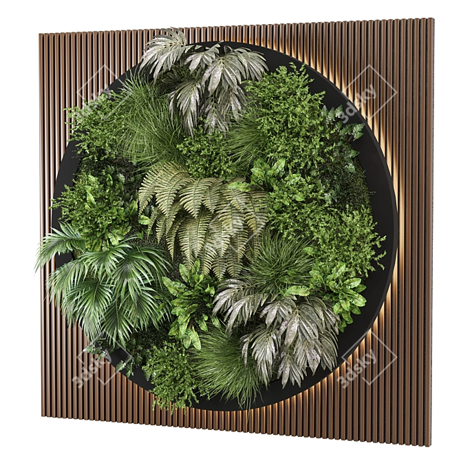 Corona Indoor Vertical Garden Set 3D model image 4