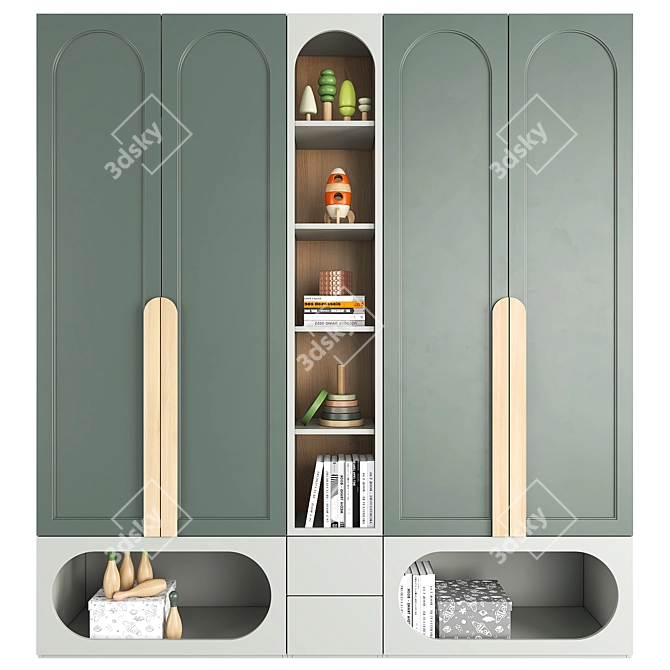 Modern Furniture Set 2013 3D model image 1