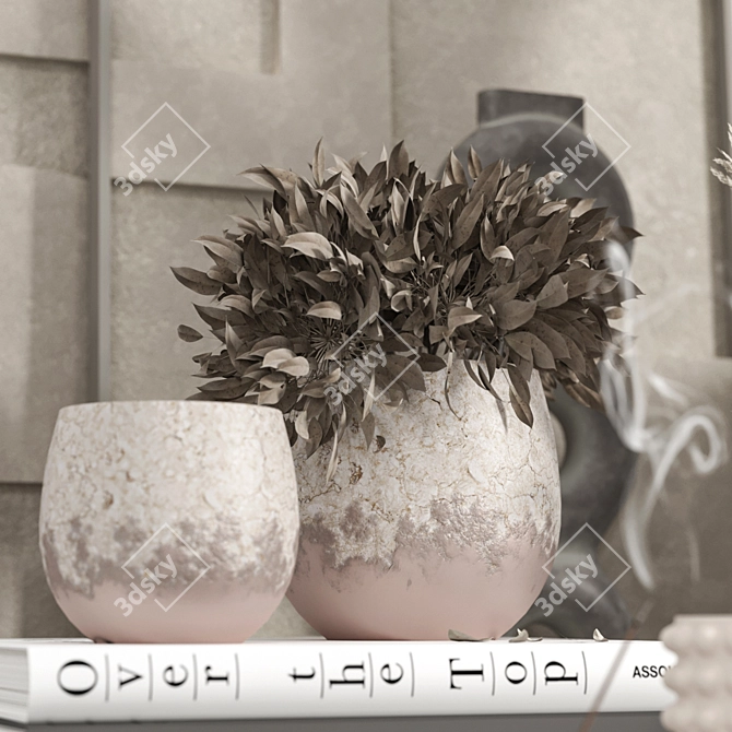 Luxury Decorative Set for Render 3D model image 2