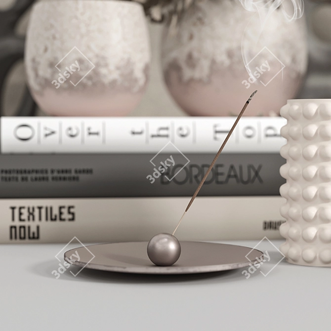 Luxury Decorative Set for Render 3D model image 3