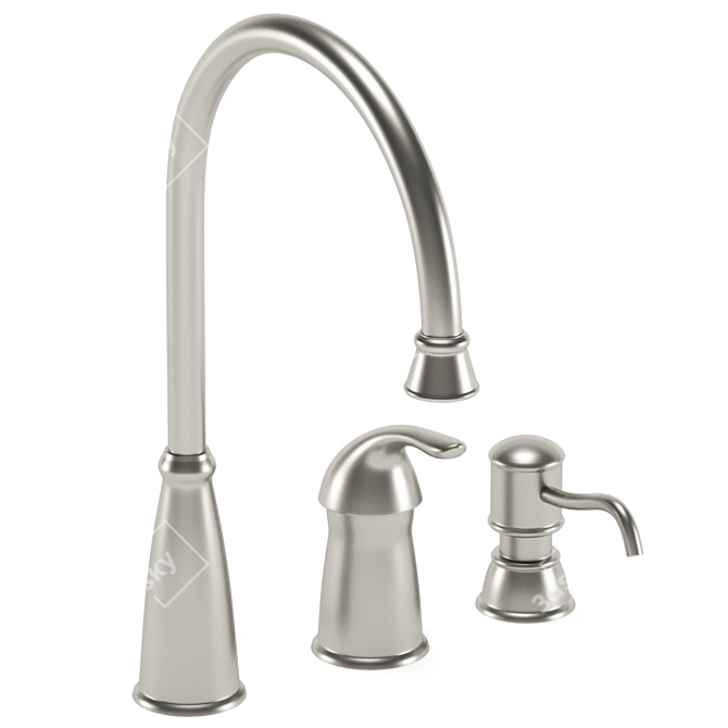 Premium 3D Faucet Model Files 3D model image 5