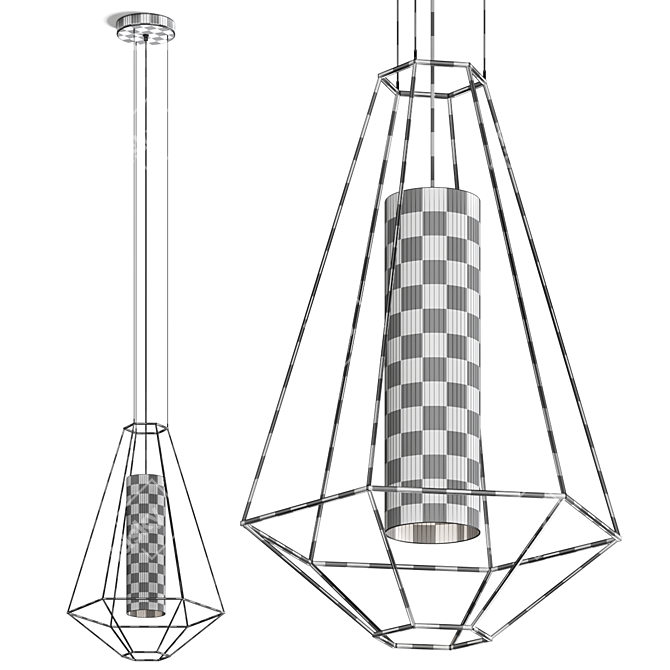 Modern Pendant Lamp 3D Model 3D model image 3