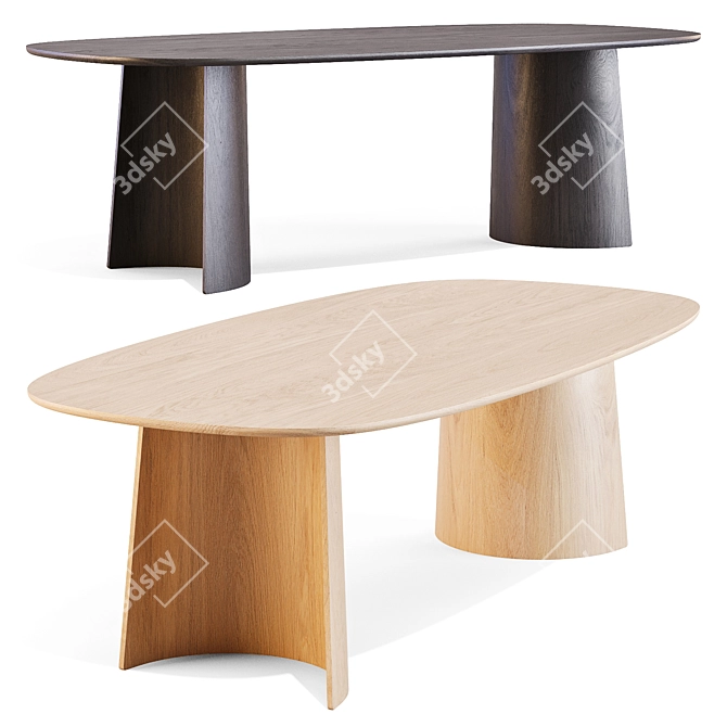 Ondarreta Ginger Dining Table - Spain 3D model image 1