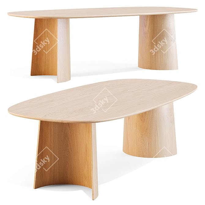 Ondarreta Ginger Dining Table - Spain 3D model image 2