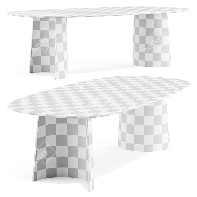 Ondarreta Ginger Dining Table - Spain 3D model image 4