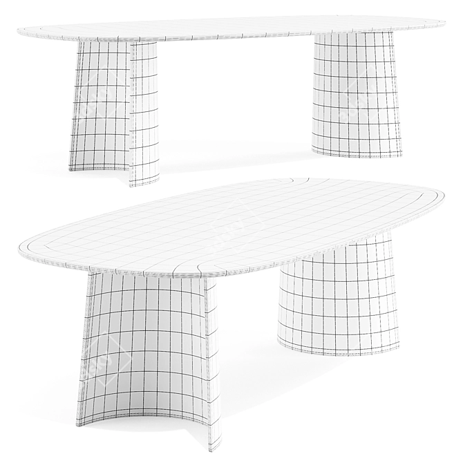 Ondarreta Ginger Dining Table - Spain 3D model image 5