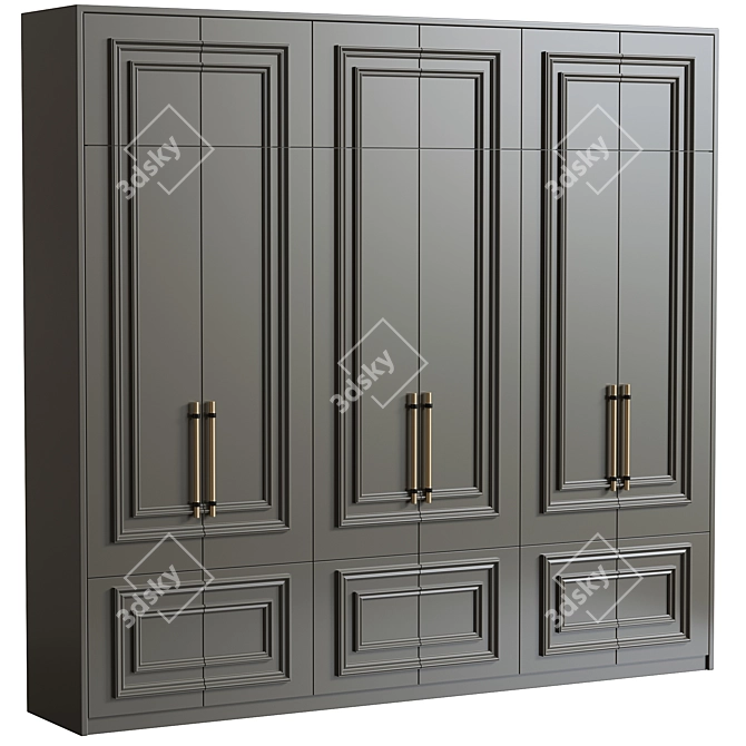 Modern Modular Furniture Composition 39 3D model image 2