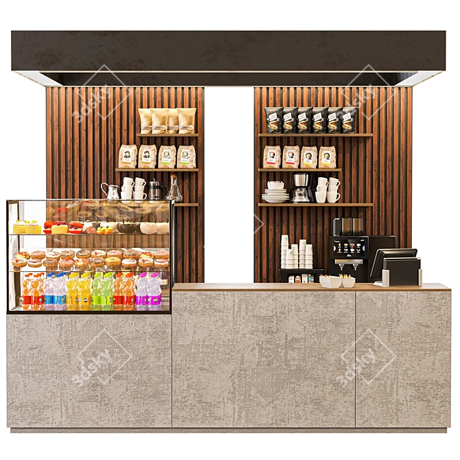 3D Models Textured Coffee Point 3D model image 1