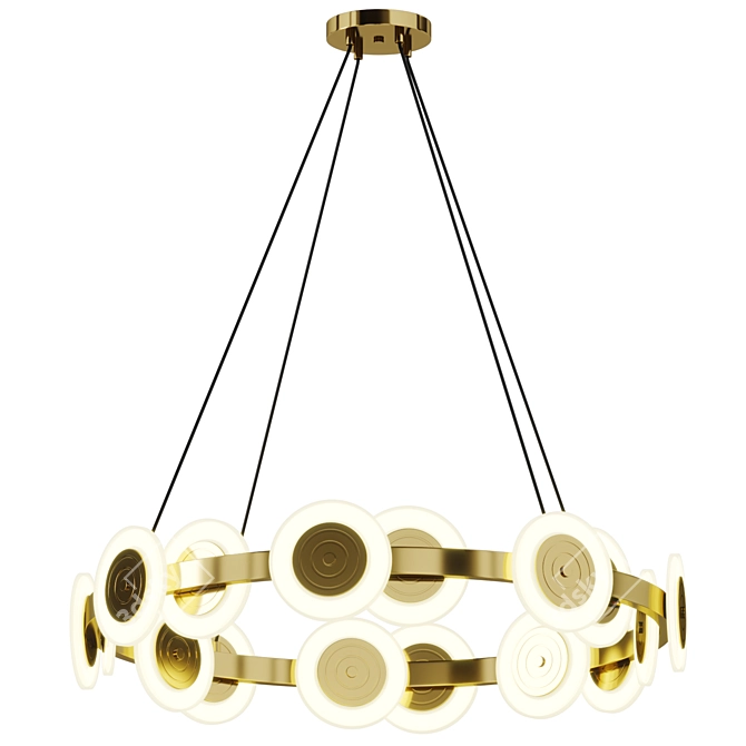 Elegant Samiya Chandelier 2015 Version 3D model image 1