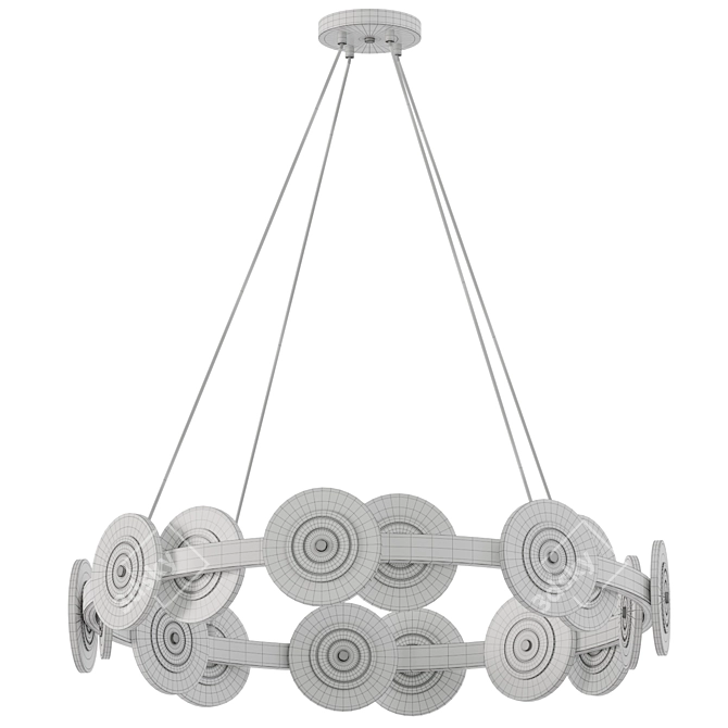 Elegant Samiya Chandelier 2015 Version 3D model image 3