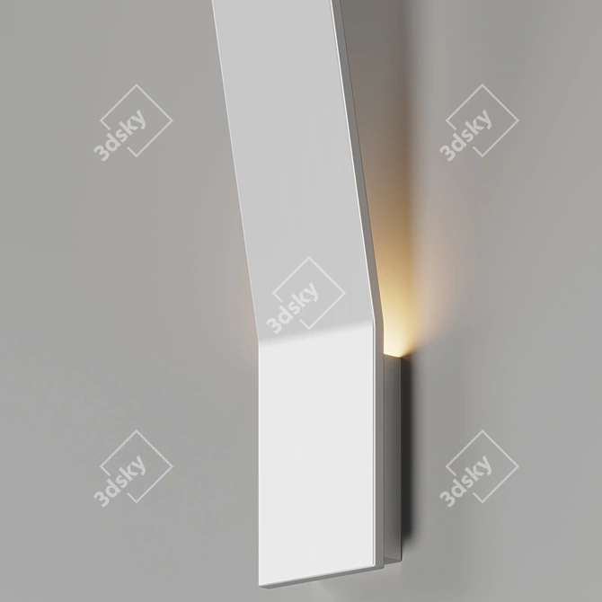  Modern Corner LED Wall Sconce 3D model image 4