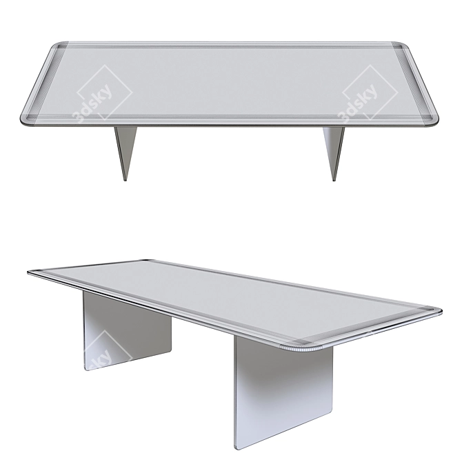 Elegant Vintage Style Coffee Tables 3D model image 3