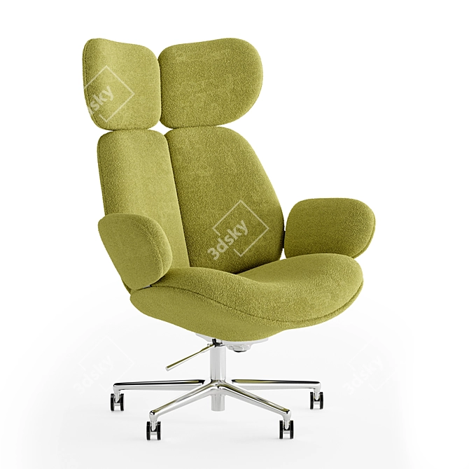 Luxury Office Armchair PULP 3D model image 4