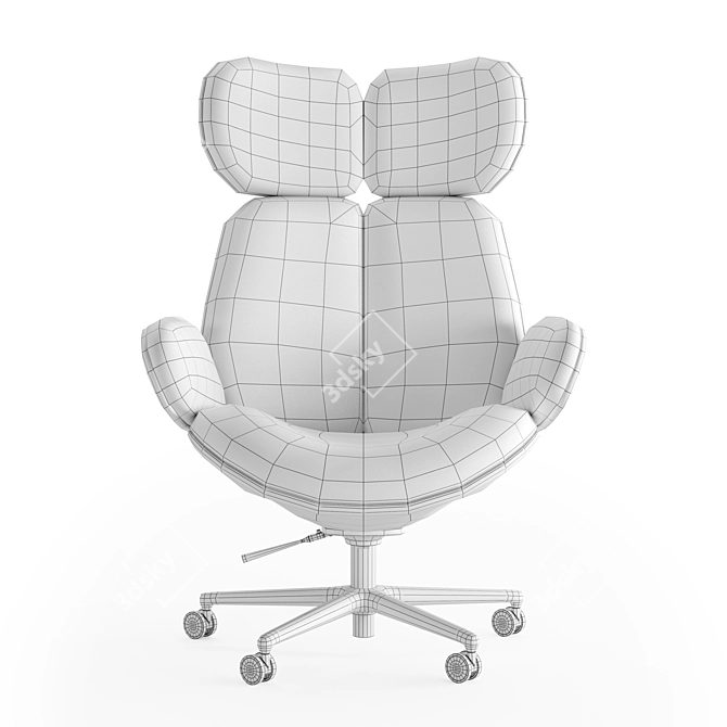 Luxury Office Armchair PULP 3D model image 6