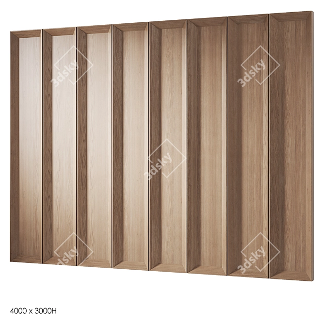 Wooden Panels for Smoothing 3D model image 3