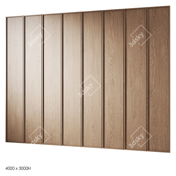 Wooden Decorative Panels | Smooth Models 3D model image 5