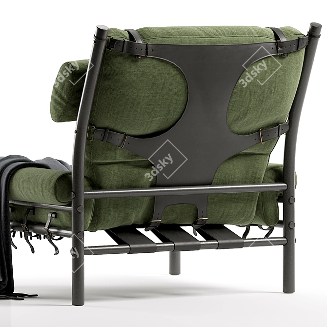 Arne Norell Inca Lounge Chair 3D model image 3