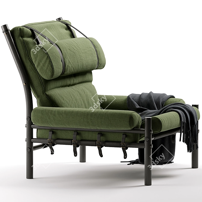 Arne Norell Inca Lounge Chair 3D model image 6