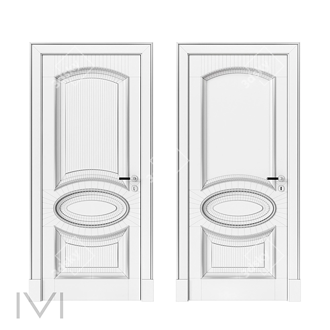 VIVOMOBILI Vienna Series Interior Doors 3D model image 4