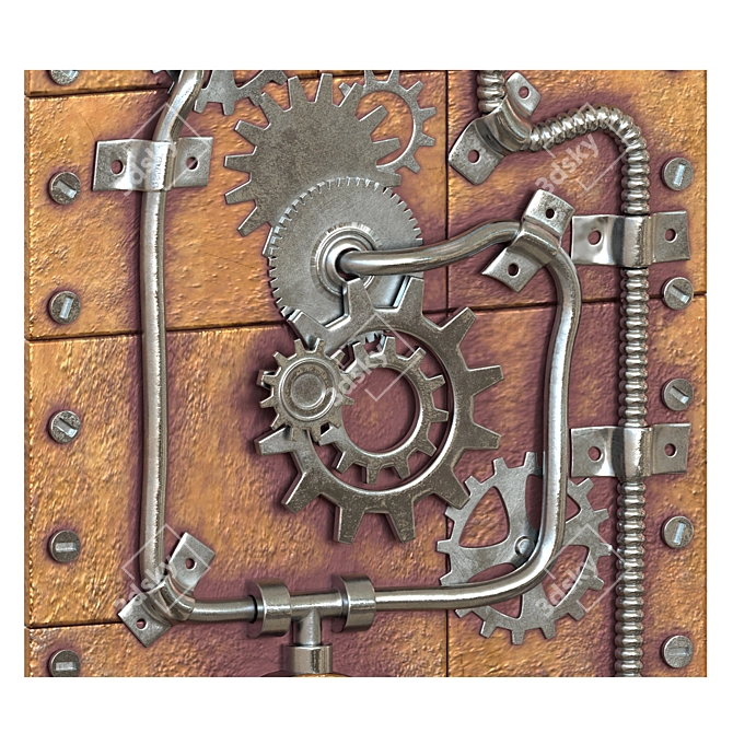 Phone Frame Steampunk Vol 1 3D model image 4