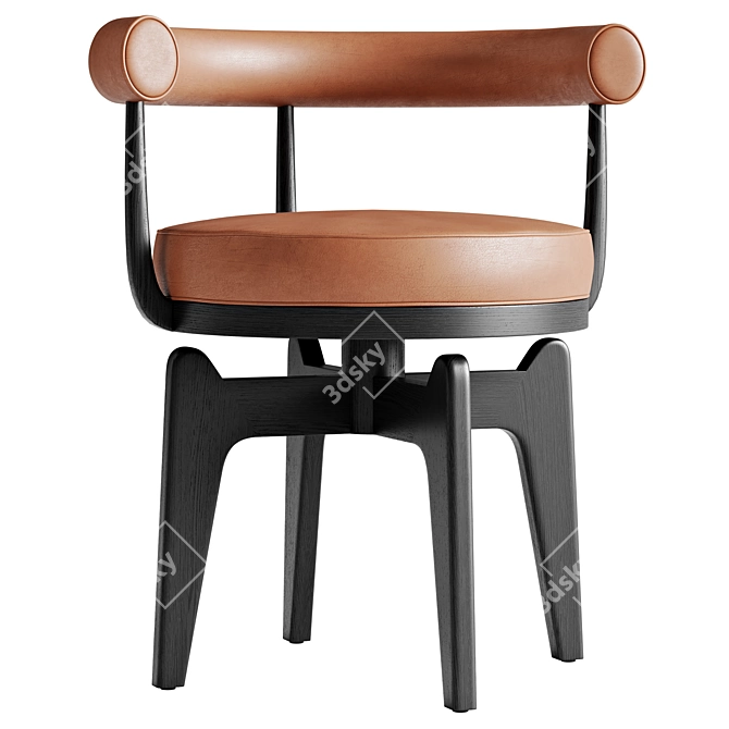 Indulge in the Cassina Chair 3D model image 2