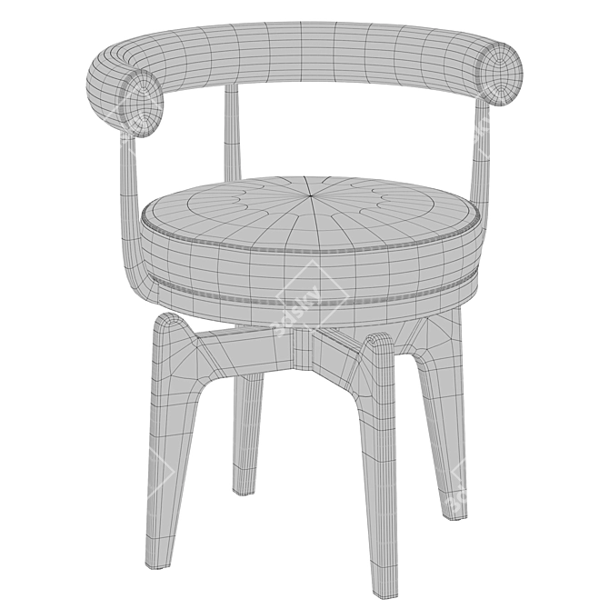 Indulge in the Cassina Chair 3D model image 3