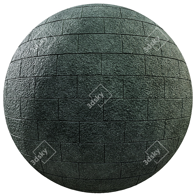 Sublime Cement Wall Textures Set 3D model image 2