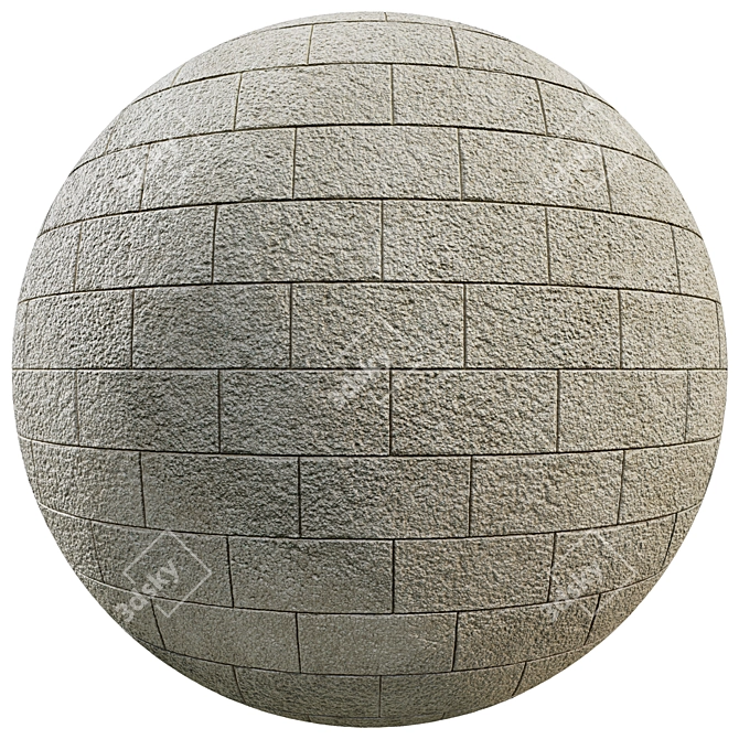  Sublime Cement Wall Textures Set 3D model image 3