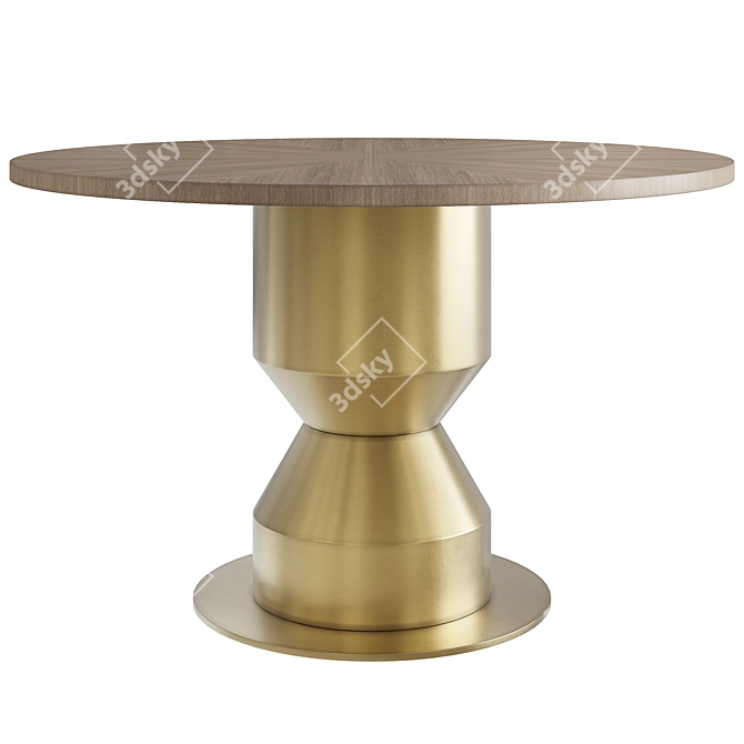  Elegant Baker Miley Table 3D model image 1