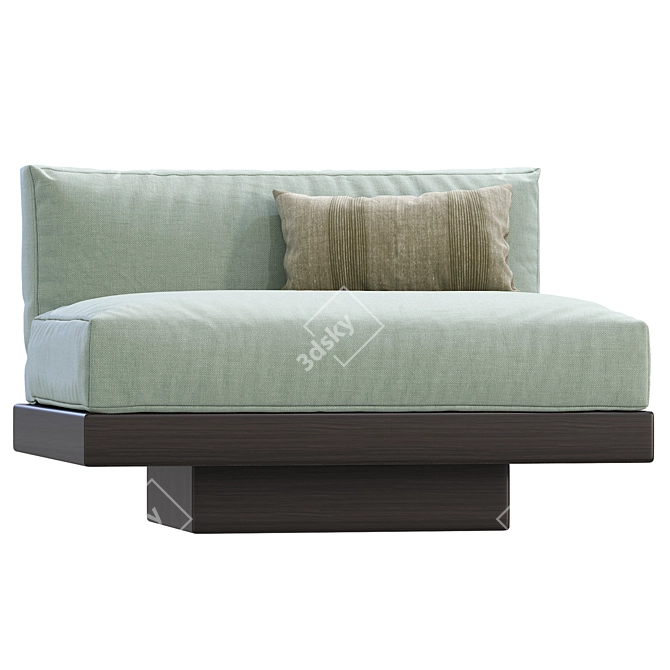 Sleek MODERN RUDOLPH Armchair Serax 3D model image 3