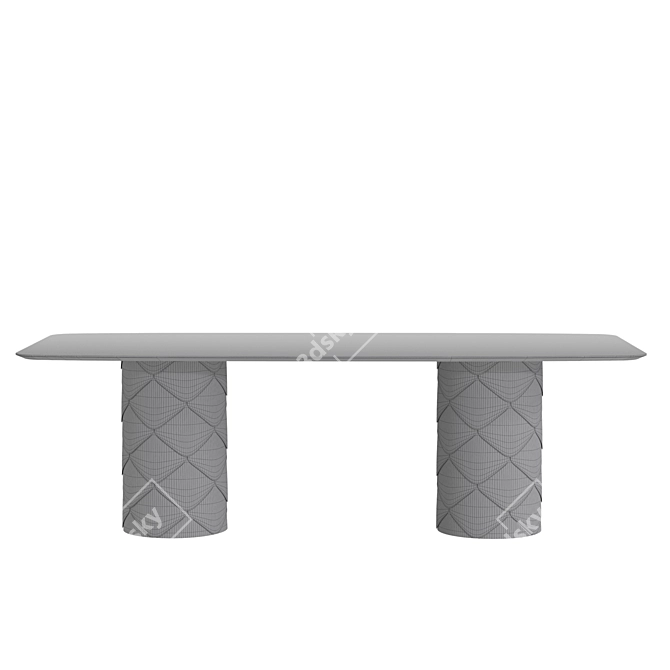 Forest Ceramogranite Dining Table 3D model image 3