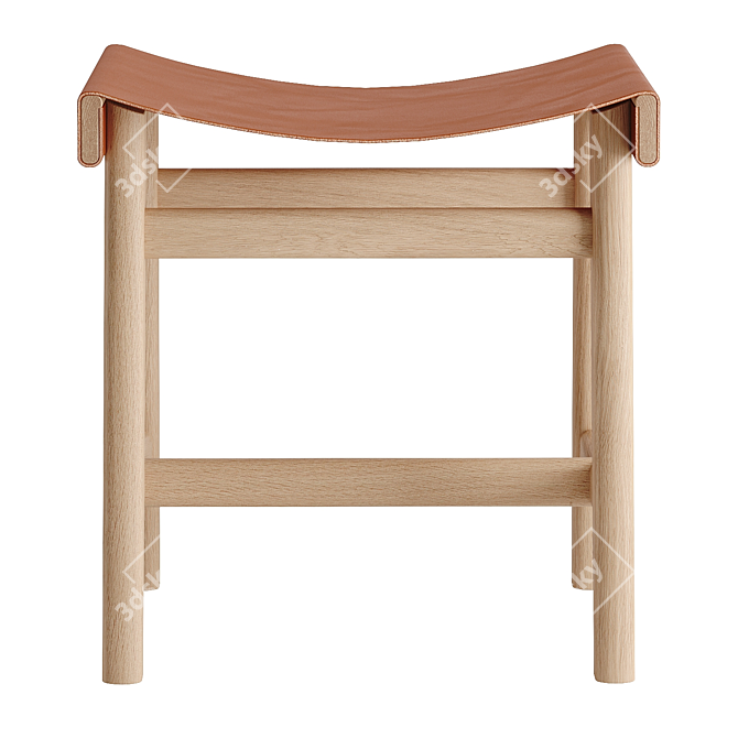 Van Duysen Zara Home Stool 3D model image 2