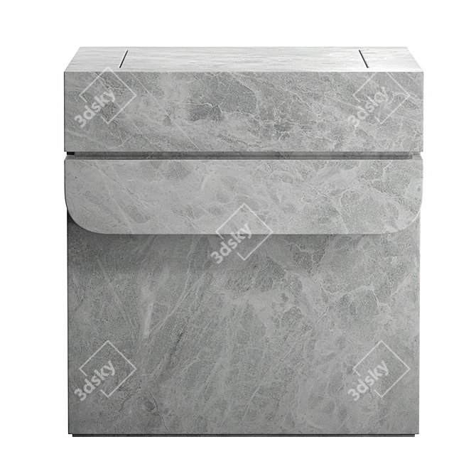 Elegant Cadore Marble Side Table 3D model image 5