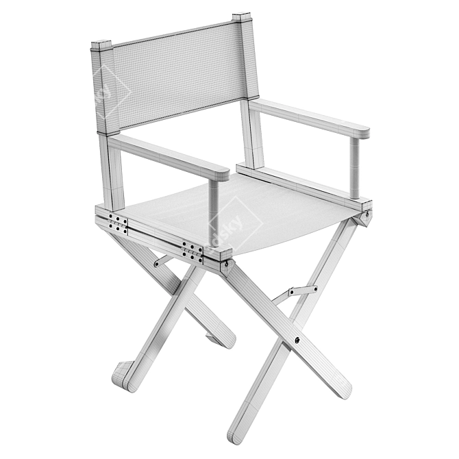 Folding Outdoor Chair Dalisa 3D model image 2