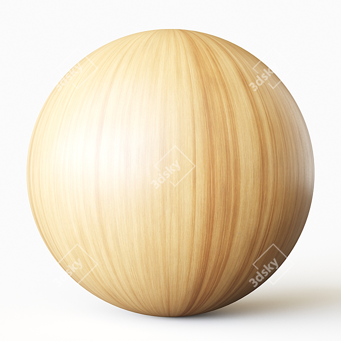 Oak Wood 6-Color Seamless Textures 3D model image 5