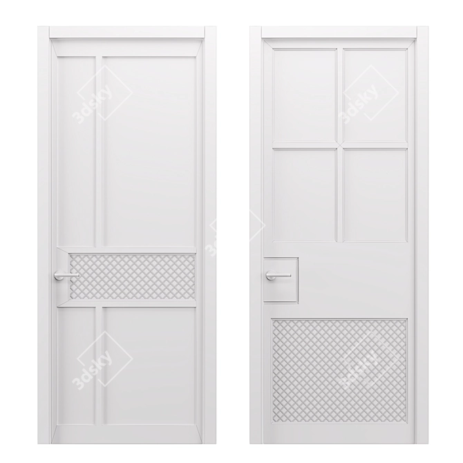 Title: Custom Art Doors "Svoe 3D model image 4