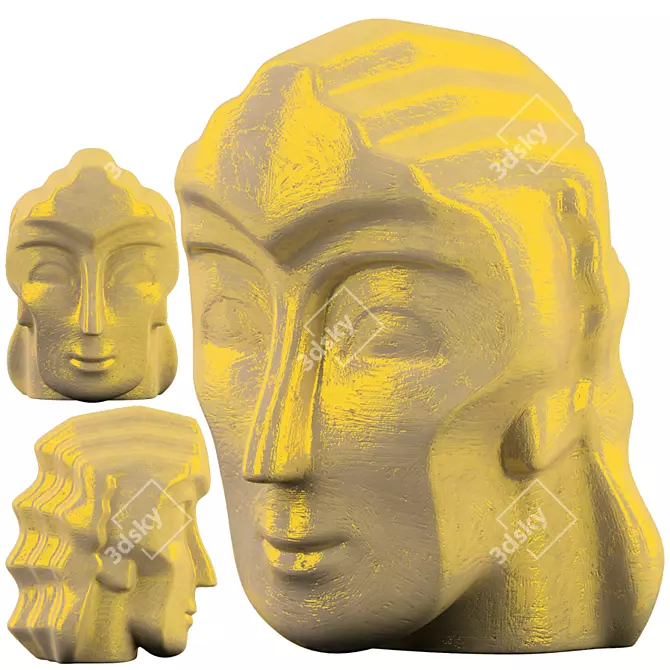 Sculpture 3D Model V-Ray Compatible 3D model image 8