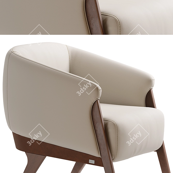 Modern Abra Armchair 2016 sleek 3D model image 4