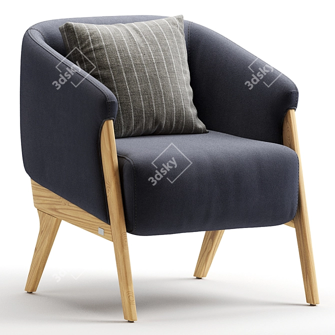 Abra Armchair 2016 Rendered Corona 3D model image 1