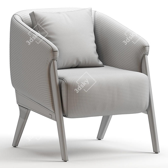Abra Armchair 2016 Rendered Corona 3D model image 7