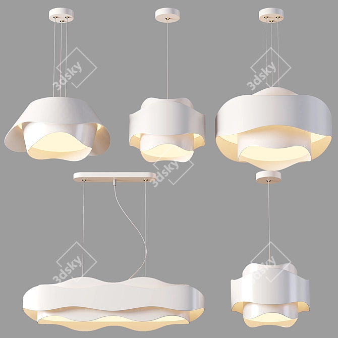 Bella Pendant Light 3Ds Max 3D model image 1